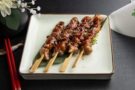 Brochettes Yakitori poulet